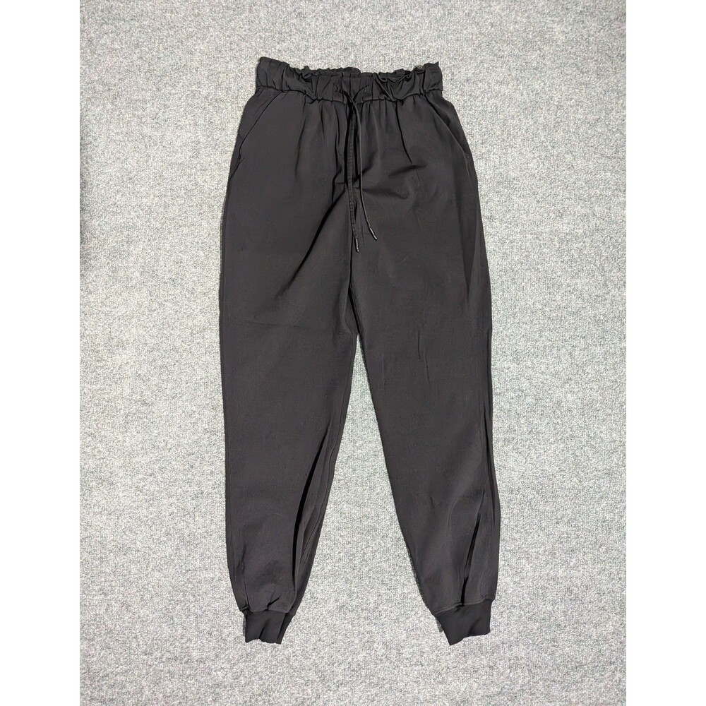 Lululemon Keep Moving Jogger Womens Size 6 Stretch Drawstring Black